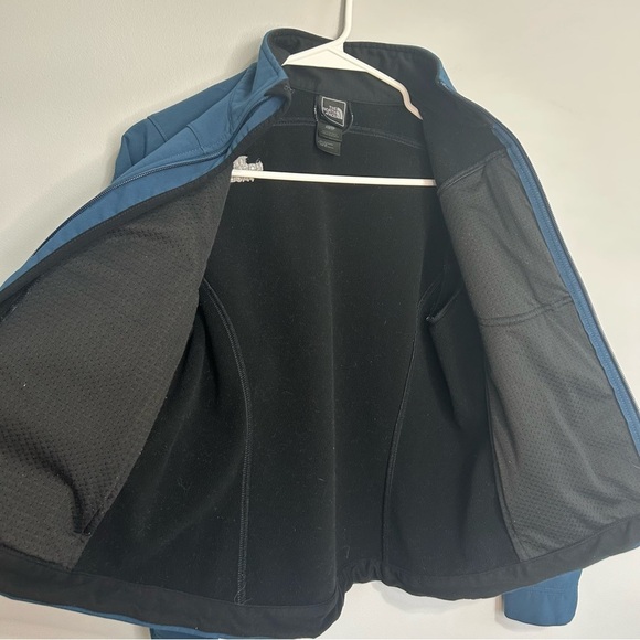 The North Face Teal Blue Outerwear Soft Shell Apex Jacket Women’s Size XS - Picture 6 of 7